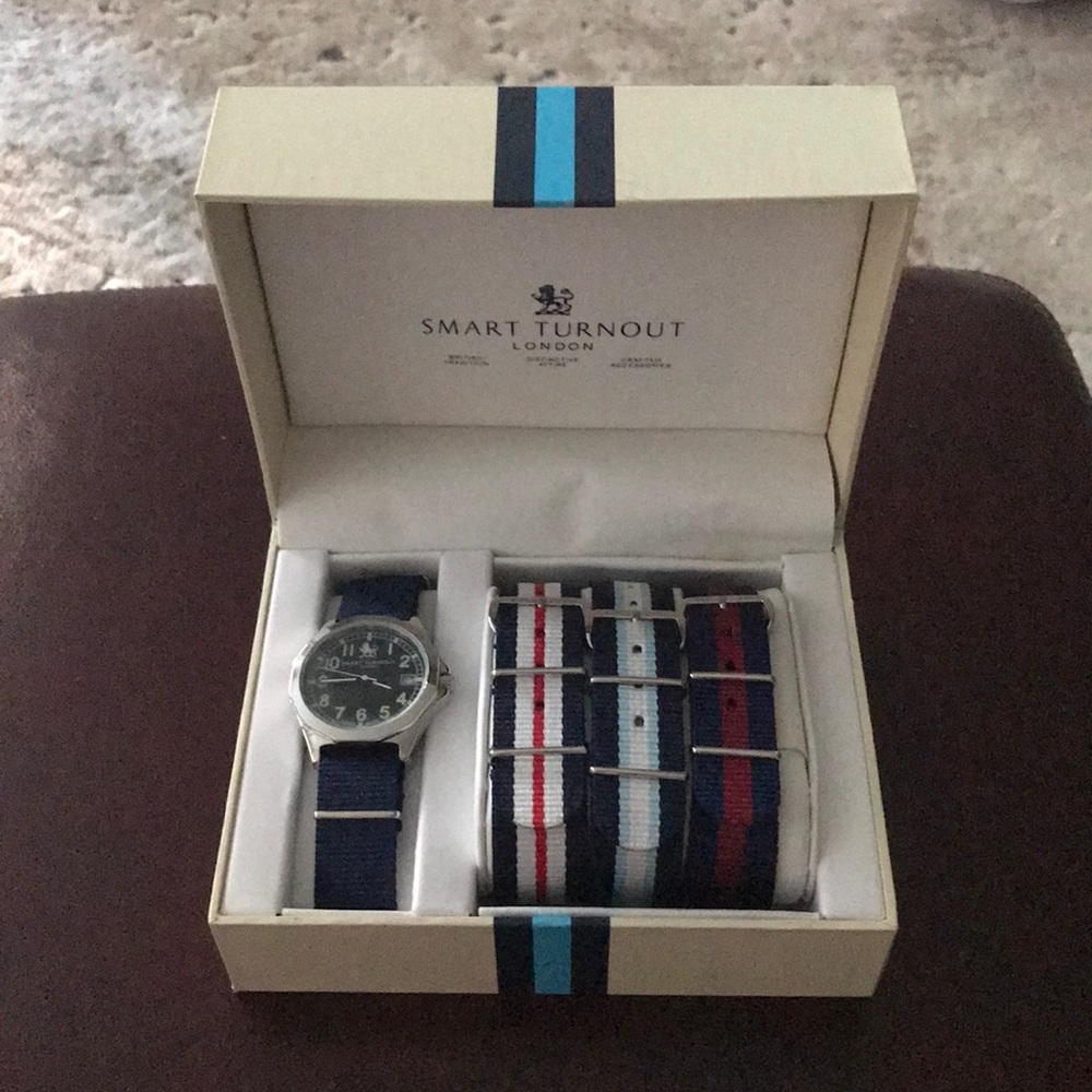 Smart Turnout watch with interchangeable bands